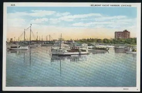 USA. Chicago. Belmont Yacht Harbor.