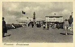 Warnemünde. Strandpromenade