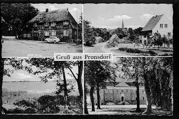 Pronsdorf, . Alter Krug, Neuer Krug, Partie am See, Schloss.
