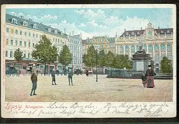 Leipzig, Königsplatz.