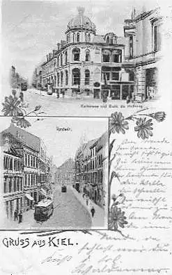 Kiel. Vorstadt. Karlstrasse und Etabl. Hoffnung