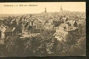 Waldenburg i.S. Blick vom Schlossturm.