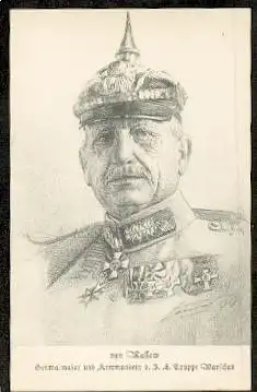 von Wassow Generalmajor und Kommandeur..