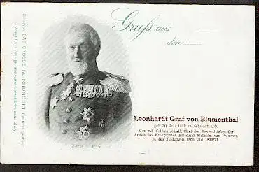 Leonhard Graf von Blumenthal.