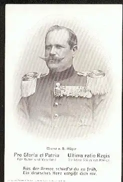 General der Infanterie von Heeringen.