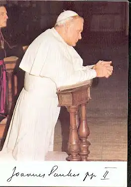 Papst Johann Paul II. Keine AK.