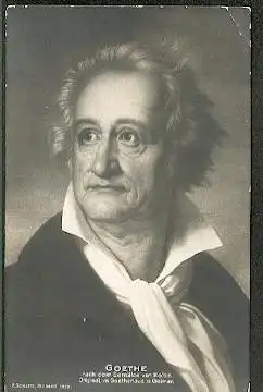 Goethe. Nach dem Gemälde von Kolbe.