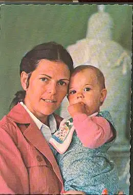 Prinzessin Victoria mit ihrer Mutter Königin Silvia.