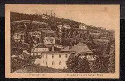 Riesengebirge Bruckenberg mit Kirche Wang.