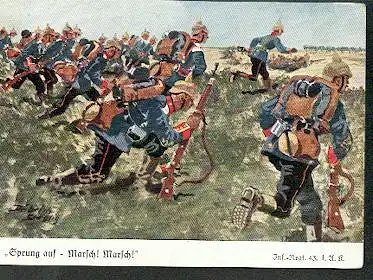 Inf. Reg. 43. " Sprung auf Marsch! Marsch!.