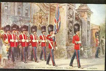 Scots Guards. Valentine's Postcard.