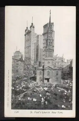 USA. New York. St. Pauls Church New York.