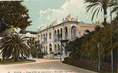 Alger. Palais dEte du Gouverneur a Mustapha Superieur
