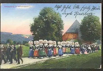 Schappelzug im Schwarzwalde.