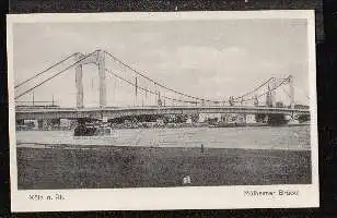 Köln. Mühlheimer Brücke.