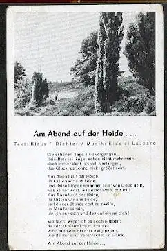 Am Abend auf der Heide Klaus F. Richter.