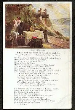 Ich hab mich am Rhein in ein Mädel verliebt. F. Rotter.