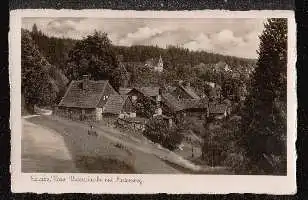 Schierke. Harz. Unterschierke mit Marienweg.