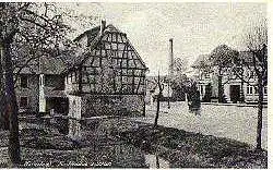 Pfungstadt. Kirchemühle und Schule
