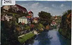 Tübingen. a. N. blick von der Alleenbrücke.