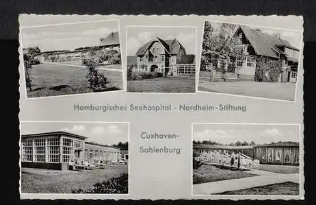 Cuxhaven. Sahlenbuer. Hamburgishes Seehospital.