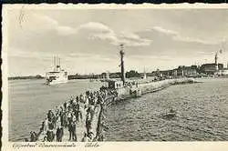 Warnemünde Ostseebad. Molo