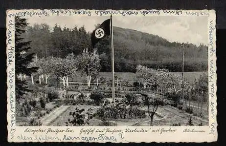 Pönitz an Inn. Gastwirtschaft und Pension Vierlinden.