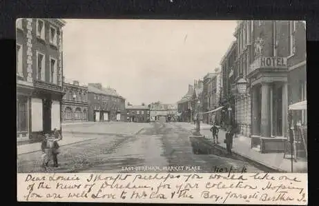 Grossbritanien. East Dereham. Market Place.