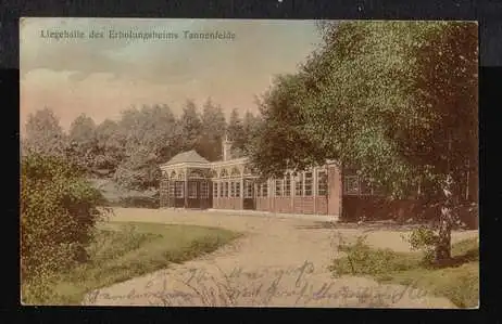 Innien. Liegehalle des Erholungsheim Tannenfelde.