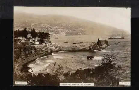 Madeira. Funchal tirado do Oeste.