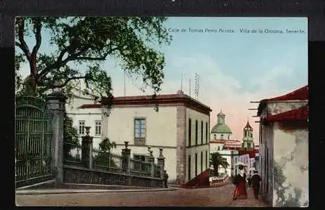 Tenerife.Calle de Thomas Perez Acosta. Villa de la Orotawa.