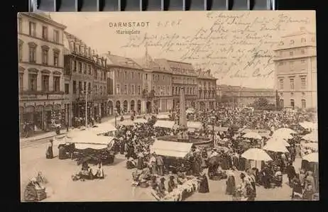 Darmstadt. Marktplatz.