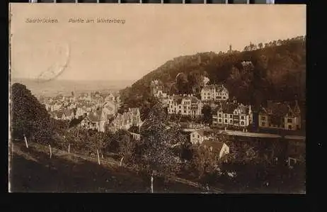Saarbrücken. Partie am Winterberg.