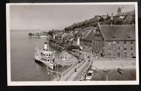 Meersburg am Bodensee. Am Hafen.