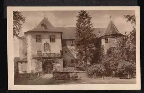 Meersburg am Bodensee. Altes Schloss. Eingang.