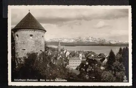 Überlingen Bodensee. Blick von der Scheffelhöhe.