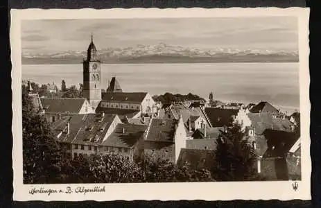 Überlingen am Bodensee. Alpenblick.