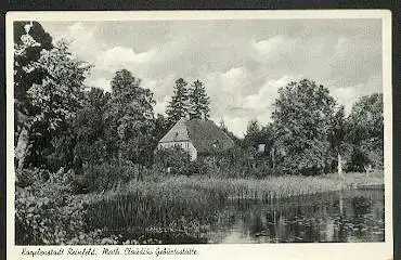 Reinfeld, Karpfenstadt. Mathias Claudius Geburtsstätte.