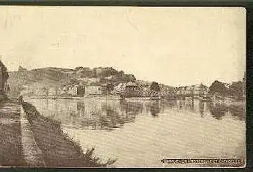 Namur. La Passerelle et Citadelle.