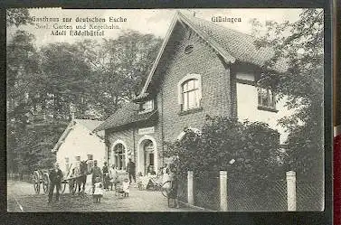 Glüsingen, Gasthaus zur deutschen Esche „Adolf Eddelbüttel“.