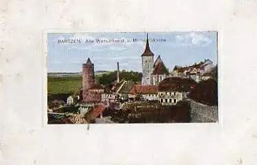 Bautzen. Alte Wasserkunst und Michaeliskirche