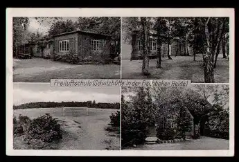 Fischbeker Heide. Freiluftschule. Schutzhütte