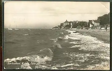 Wyk auf Föhr. Nordseebad. Strand..