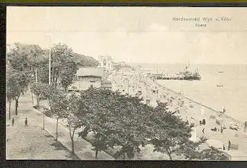 Wyk auf Föhr. Nordseebad. Strand..