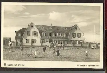 St. Peter Ording. Nordseebad. Kinderheim Heimattreue..