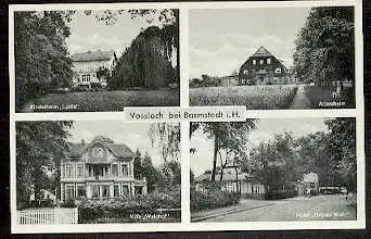 Vossloch. Kinderheim Lydia, Altersheim, Villa Waldhof