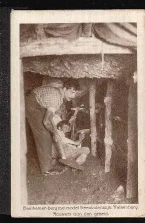 Bergbau. Daelhemer berg met model Steenkolenmijn.