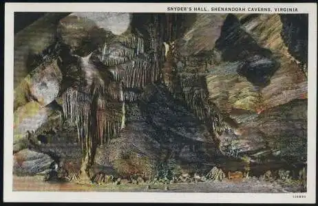 USA. Sheandoach Caverns. Va. Cardeoss Castele. Snyders Hall.
