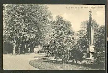 Itzehoe. Partie beim Kriegsdenkmal.