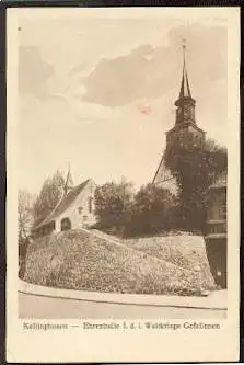 Kellinghusen. Ehrenhalle f.d.i. Weltkriege Gefallenen.